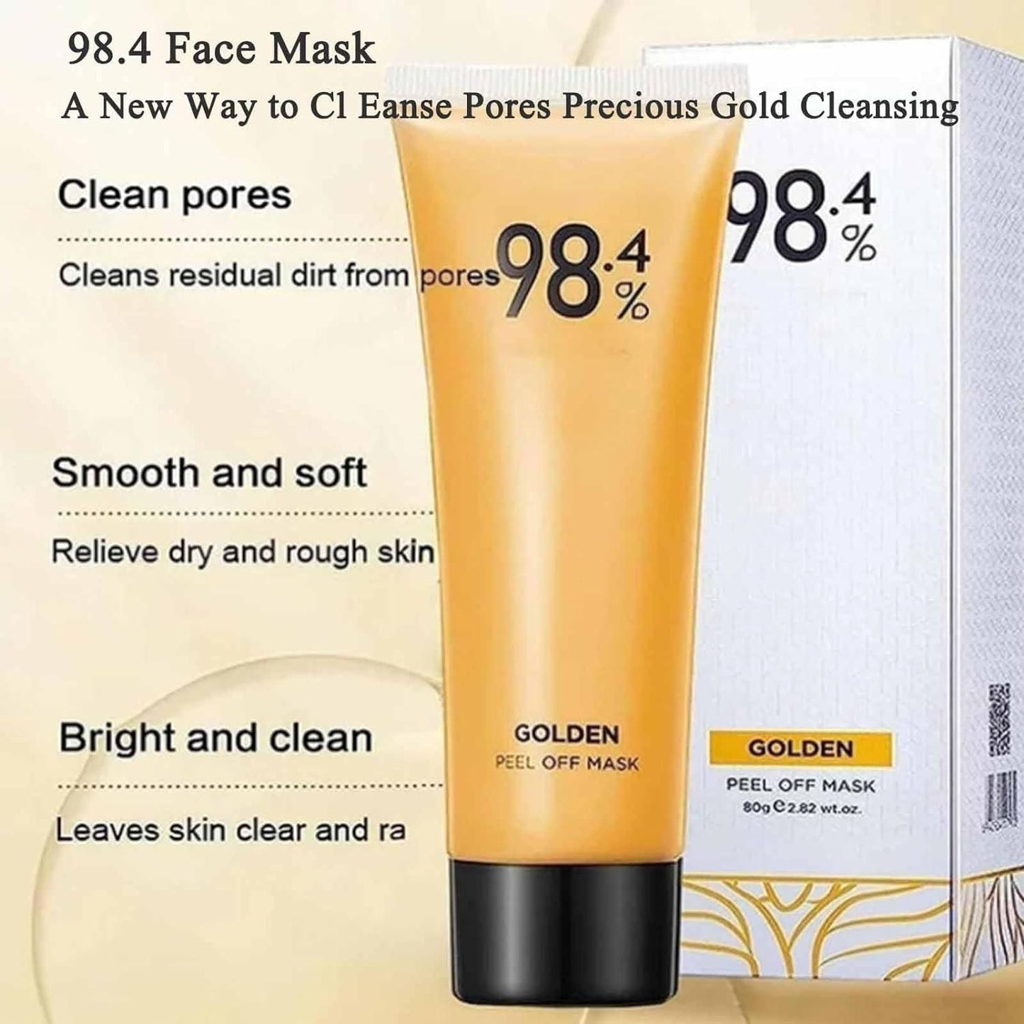Gold Peel off Mask (Buy 1 Get 1 Free ! Limited time offer)