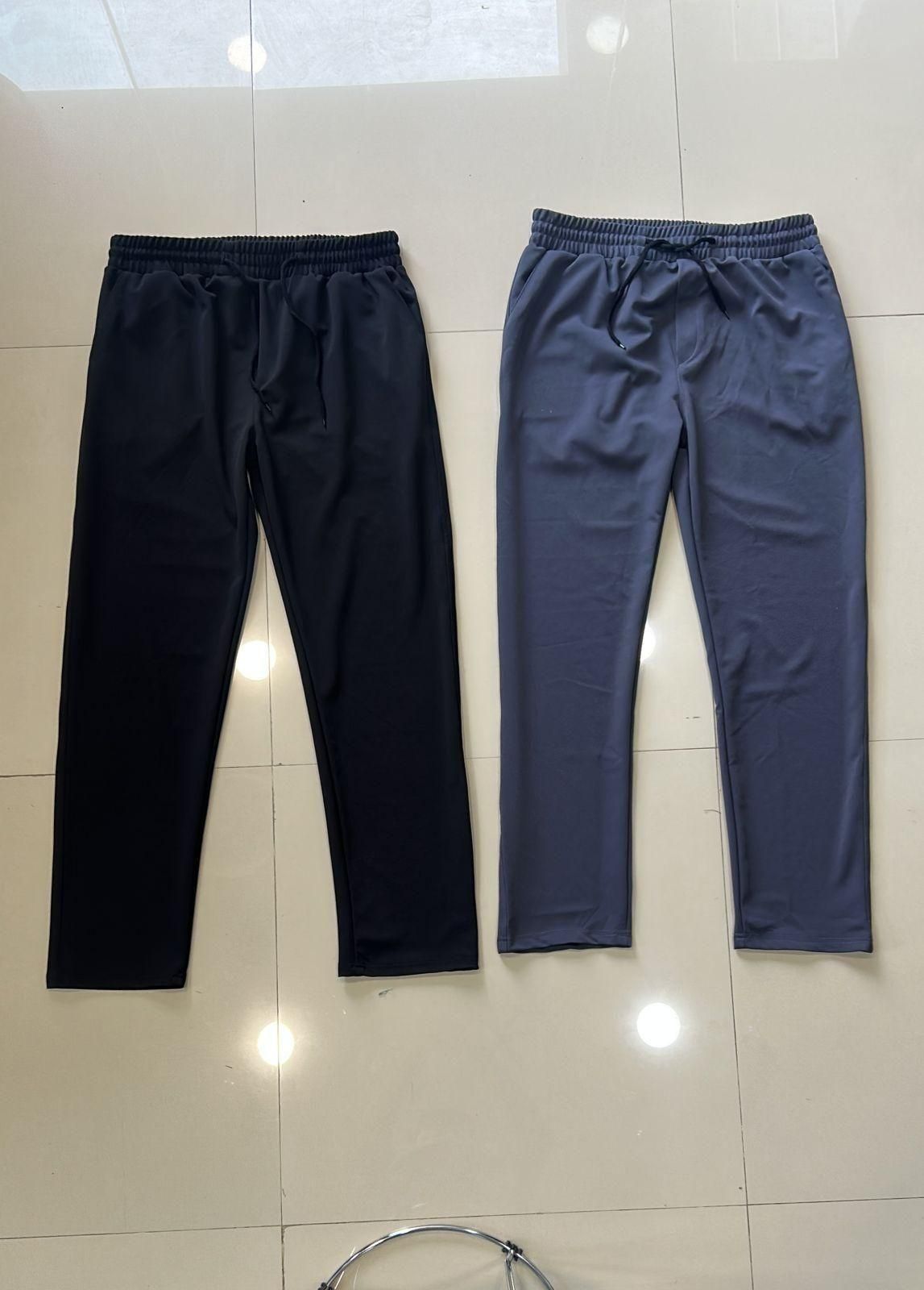 🔥Buy 1 Get 1 Free💥🤩 PREMIUM MEN'S HIGH STRETCH SKINNY LYCRA PANTS(Black & Gray) 🔥